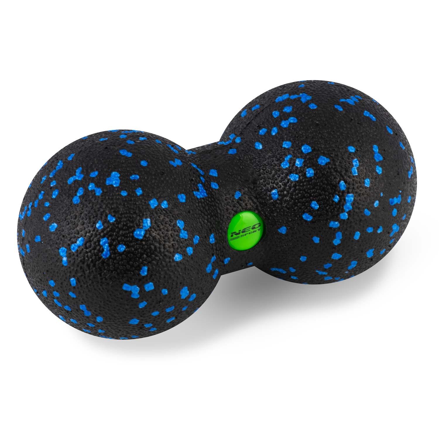 М'яч для масажу та фітнесу NS-966 подвійний Чорно-блакитний (429893) - фото 7