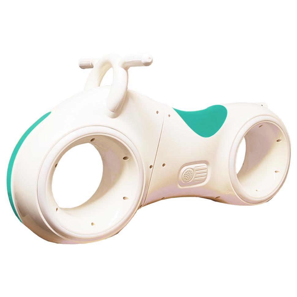 Беговел детский SUNROZ Star One Scooter з функцією Bluetooth та LED Белый/Зеленый (SunR24114s31434)