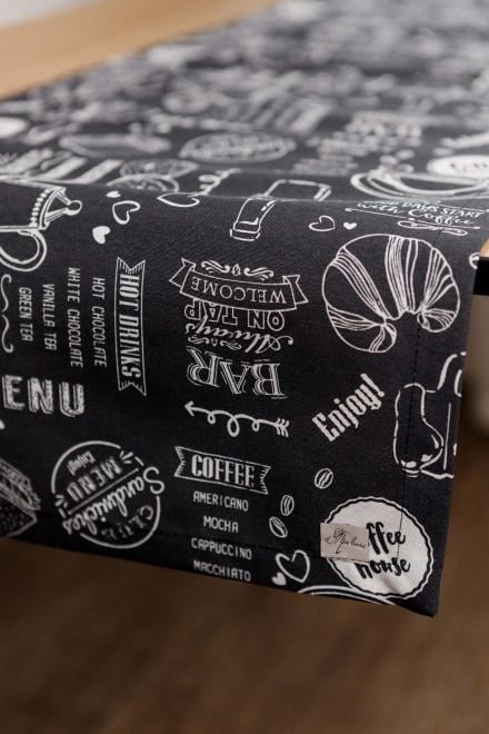 Дорожка Прованс Breakfast 40x120 см Black (39617)