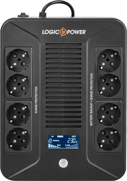 Джерело безперебійного живлення LogicPower LP-UL600VA-8PS 360 Вт (29924417)