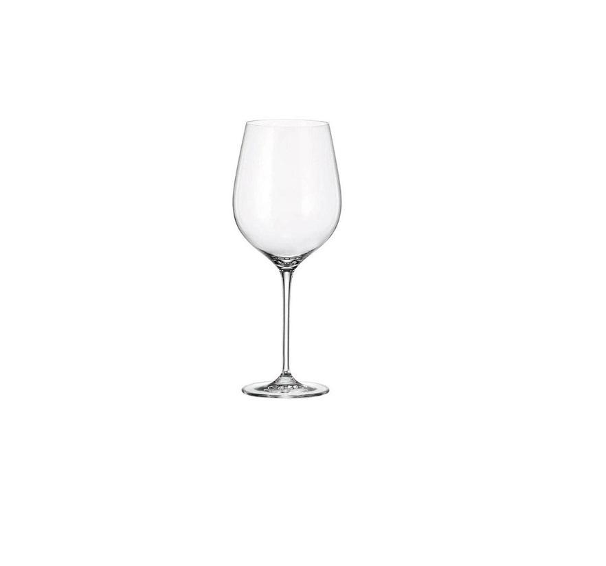 Набор бокалов для вина Bohemia Uria богемское стекло 600 мл 6 шт.