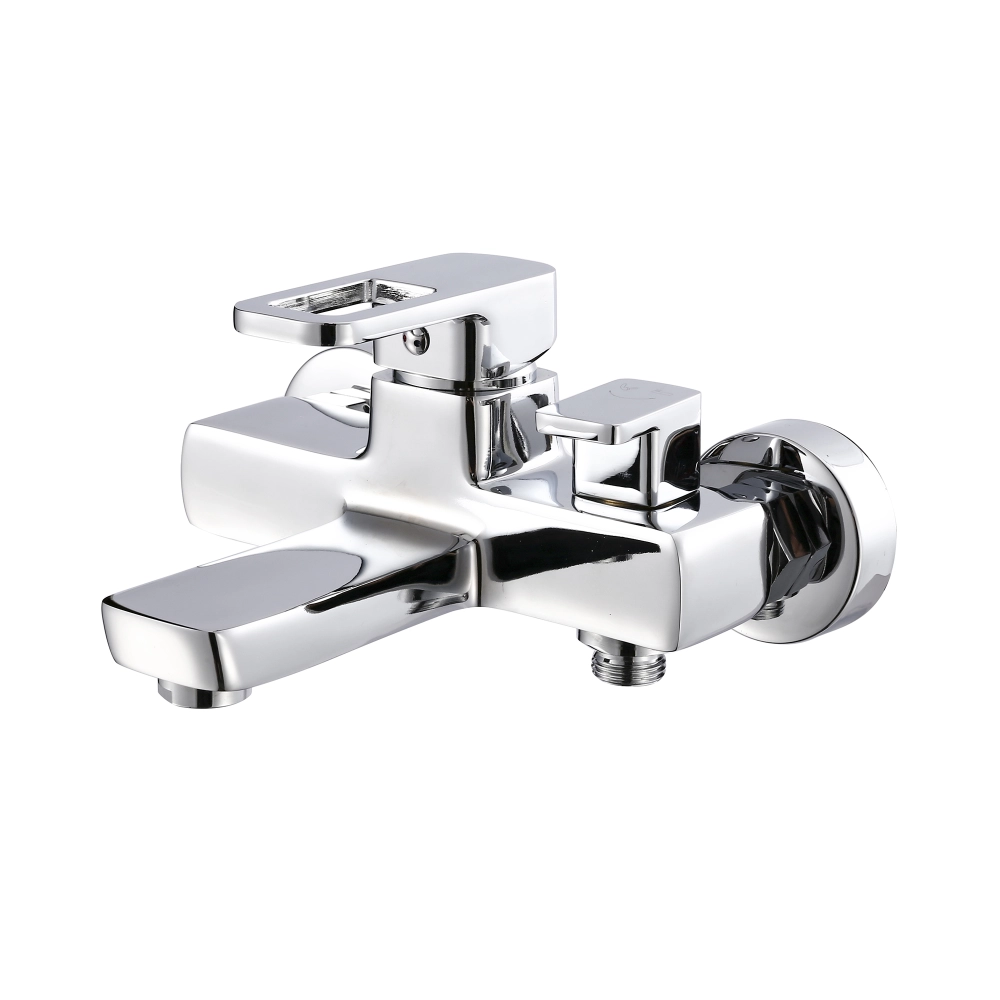 Смеситель для ванны Lidz Wawel короткий с душевым гарнитуром Chrome (LDWAW006CRM45388)