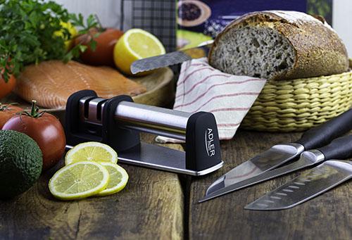 Точилка для ножів Adler AD 4489 для металевих і керамічних ножів Чорний/Сірий (28868908) - фото 6 Точилка для ножів Adler AD 4489 для металевих і керамічних ножів Чорний/Сірий (28868908) - фото 6