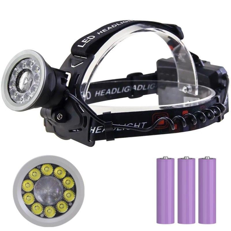 Фонарь налобный Bailong CT021 10+1 CREE LED 5 режимов 3x18650/USB Type-C (ML-05142) - фото 6 Фонарь налобный Bailong CT021 10+1 CREE LED 5 режимов 3x18650/USB Type-C (ML-05142) - фото 6