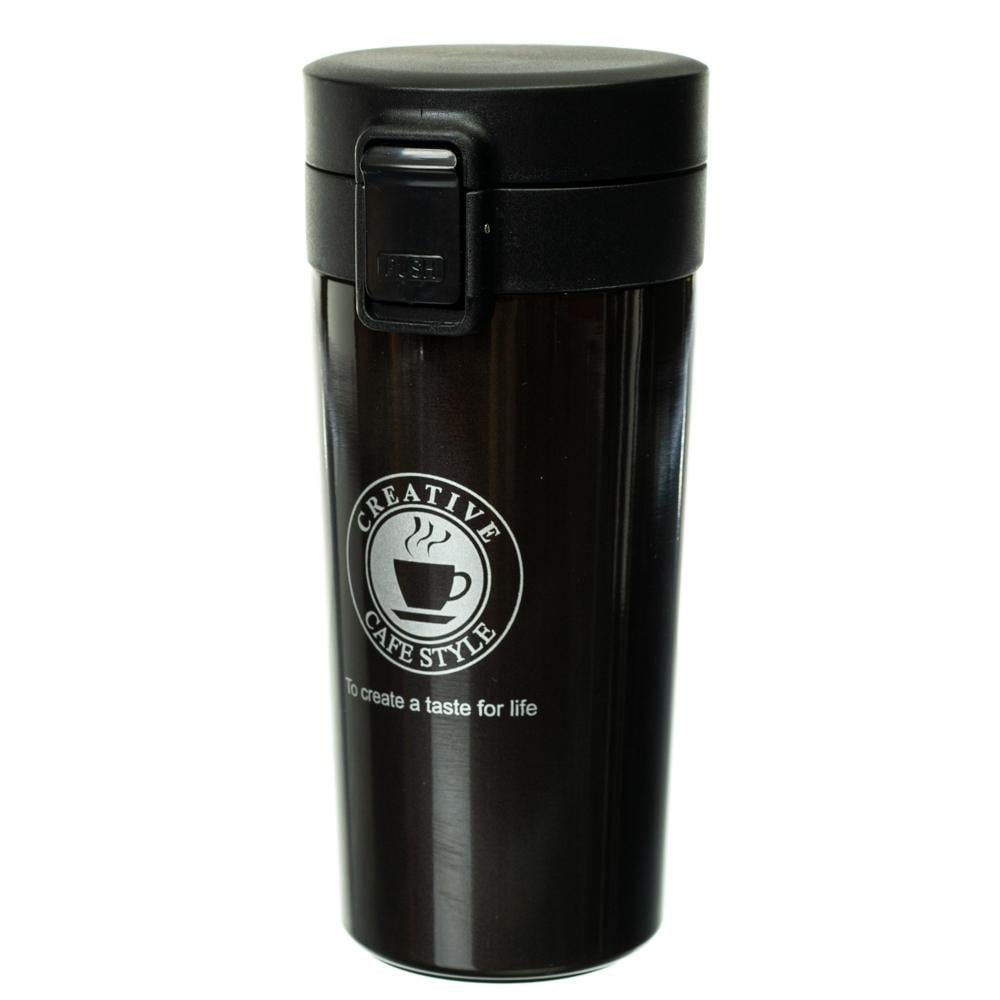 Термос Elisey Латте 380 мл Темно-коричневый (8713-005)