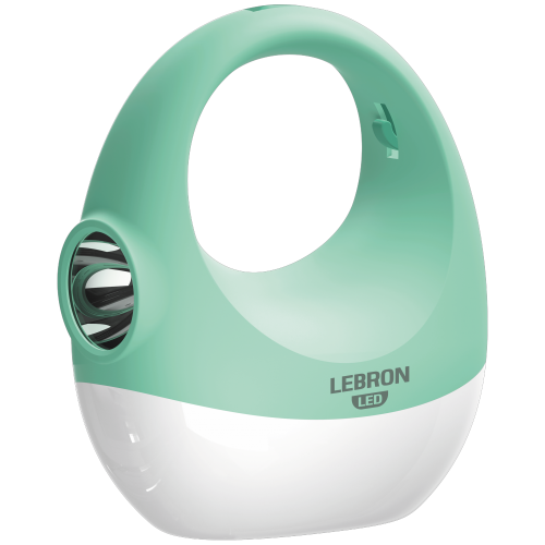 Ліхтар LED кемпінговий Lebron L-HL-617 7,5W 1200 mAhх2 Li-Ion USB Зелений (18447)