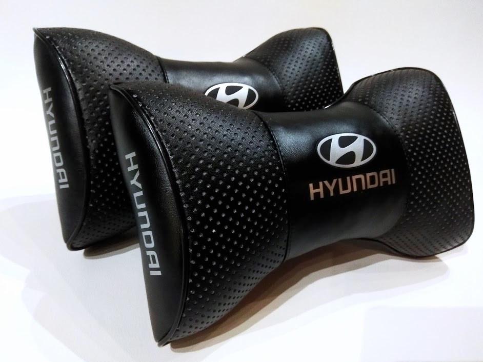Подушка на подголовник авто Hyundai 2 шт. (00765)