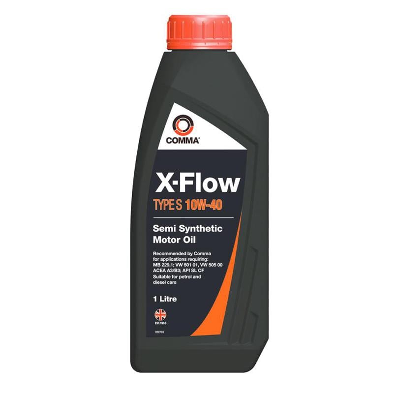 Моторне масло COMMA X-FLOW TYPE S 10W-40 1 л (XFS1L)