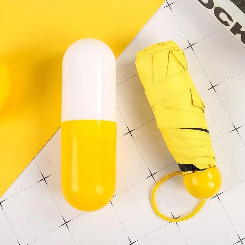 Зонтик в капсюле-футляре Желтый (32913) - фото 24 Зонтик в капсюле-футляре Желтый (32913) - фото 24