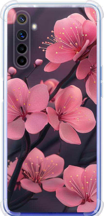 Чохол на Realme 6 Пурпурова сакура (6075sp-1913-42517)