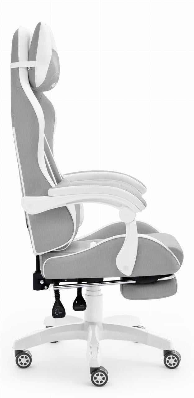 Компьютерное кресло Hell's HC-1039 ткань Grey-White (5907196010651) - фото 3 Компьютерное кресло Hell's HC-1039 ткань Grey-White (5907196010651) - фото 3
