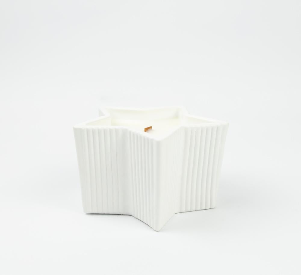 Аромасвеча Гранд Презент NAC 1076 Star kaki 100% wood wax 150 г White (23647)