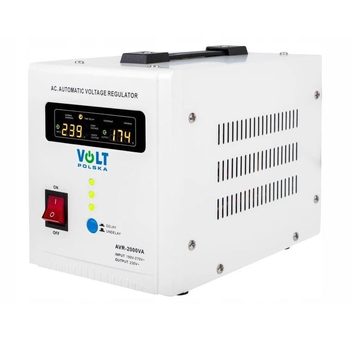Стабілізатор напруги Volt Polska AVR 2000VA 150Vac-270Vac - фото 2