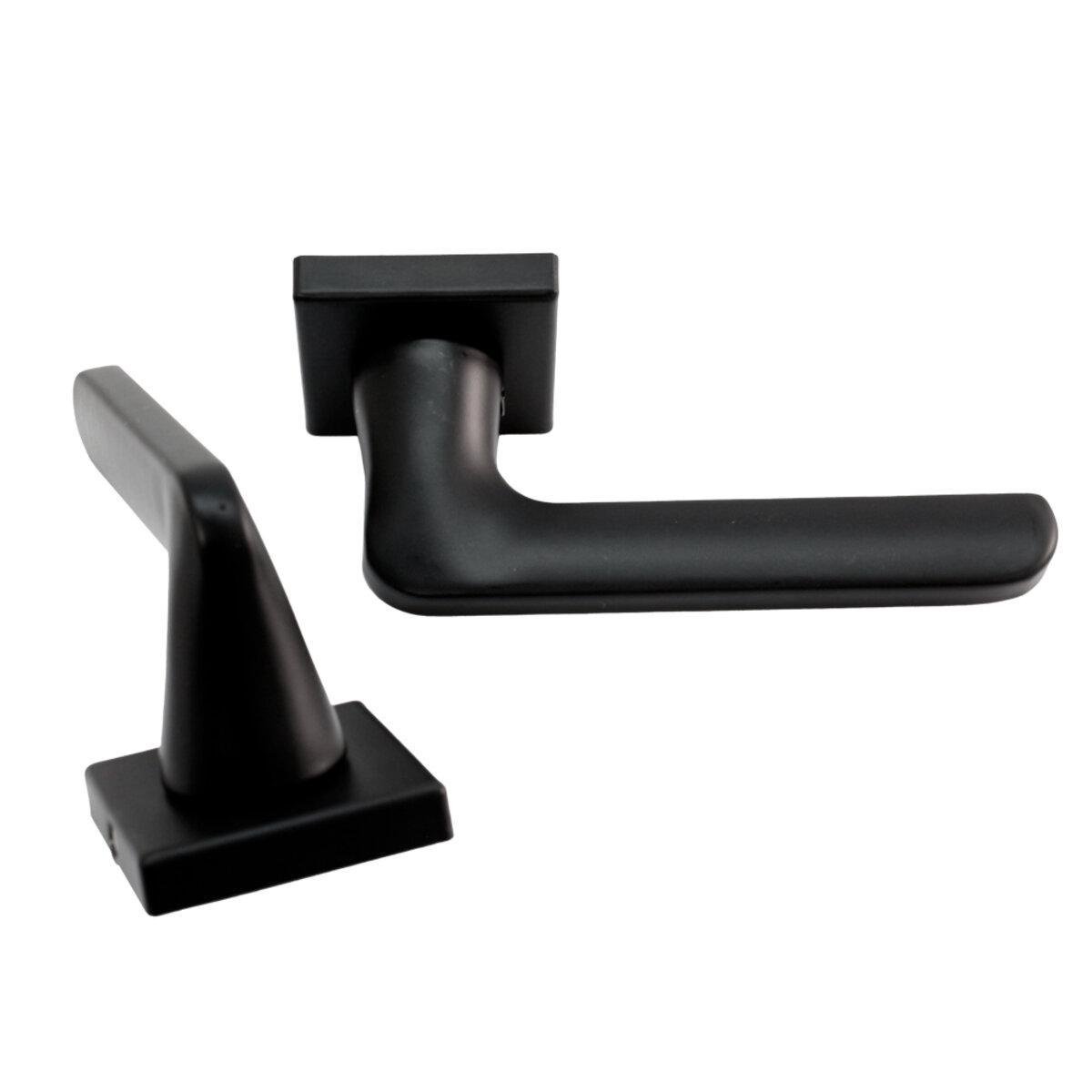 Дверная ручка Protect Basic R ф/з Черный матовый (2342317962) - фото 2 Дверная ручка Protect Basic R ф/з Черный матовый (2342317962) - фото 2