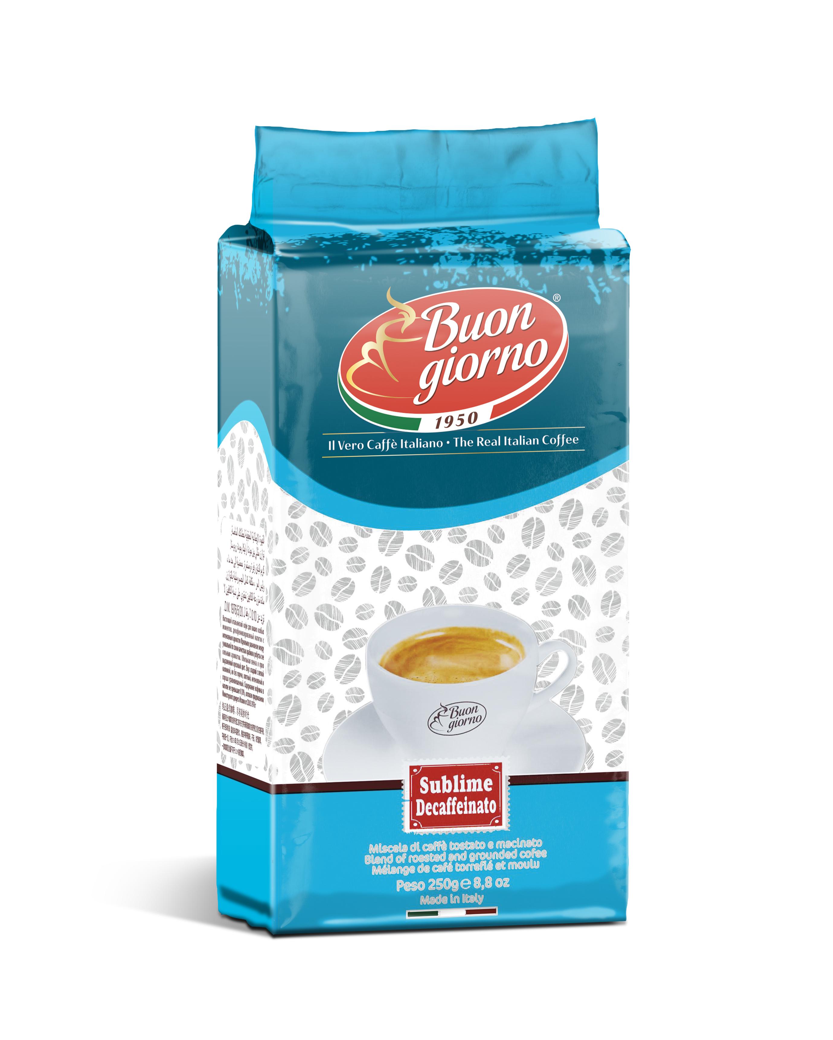 Кофе меленная Buongiorno Deca 250 грамм (CF000050)