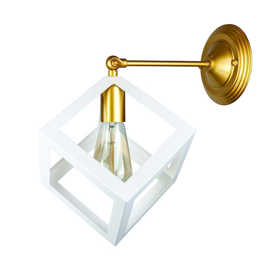 Бра модерн 707W136F-1 GD+WH Белый/Золотой