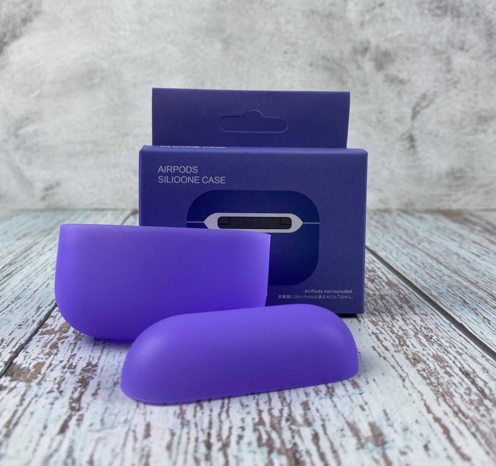 Силиконовый чехол для наушников AirPods Pro Blue Violet