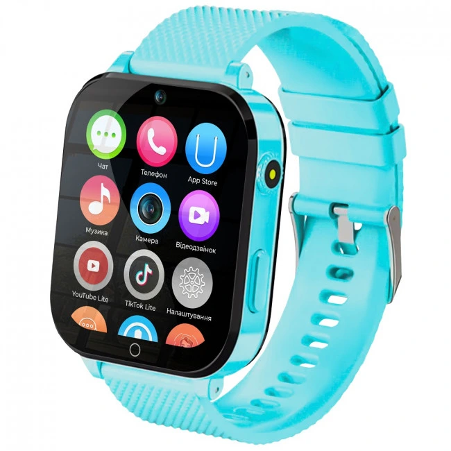 Cмарт-годинник дитячий Lemfo T27 Turquoise (10942991) Cмарт-годинник дитячий Lemfo T27 Turquoise (10942991)