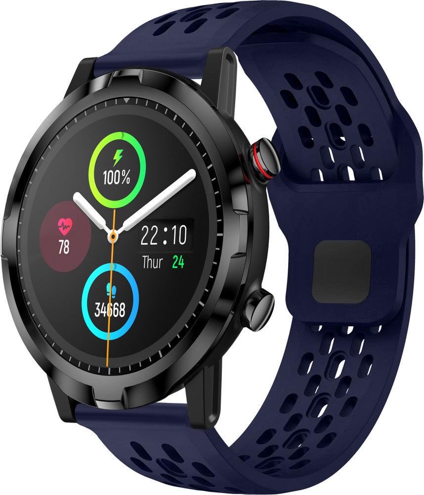 Ремешок силиконовый Liveunic для Haylou Smart Watch RT LS05S Midnight Blue (41978-4D)
