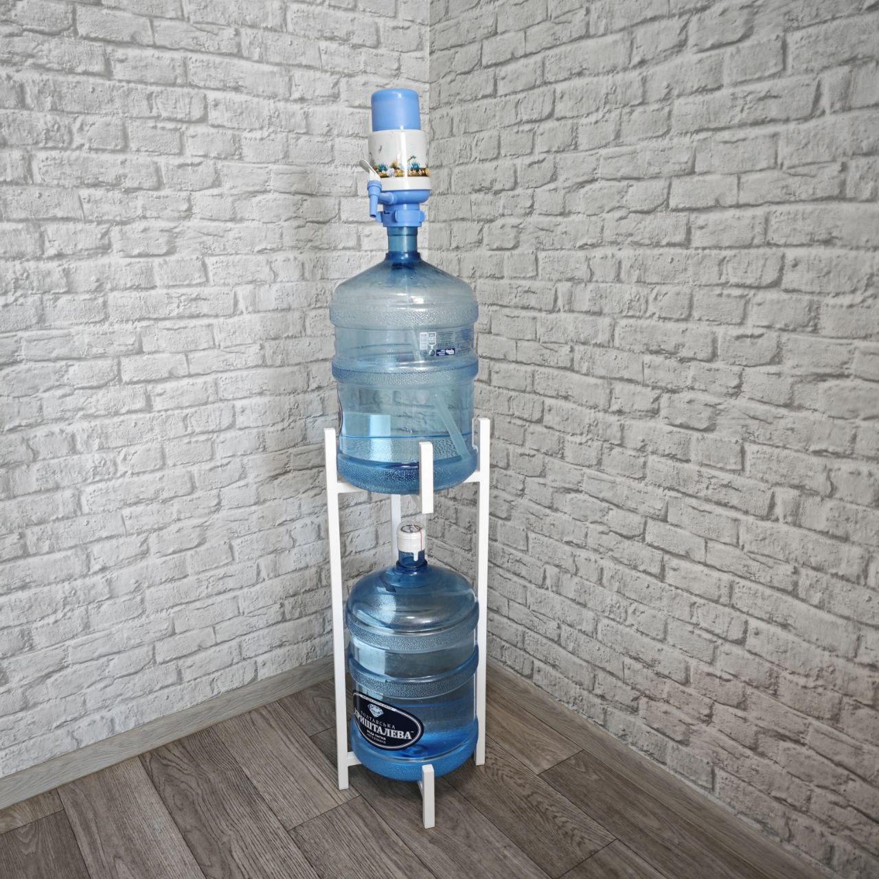 Подставка для бутылей воды 19 л Krei Орион Н 780 мм Белый (ПВ4001.1) - фото 3 Подставка для бутылей воды 19 л Krei Орион Н 780 мм Белый (ПВ4001.1) - фото 3