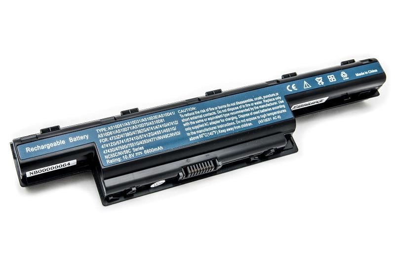 Аккумулятор Power для ноутбуков ACER Aspire 4551 AS10D41 AC 4741 3S2P 10,8V 6600mAh Аккумулятор Power для ноутбуков ACER Aspire 4551 AS10D41 AC 4741 3S2P 10,8V 6600mAh