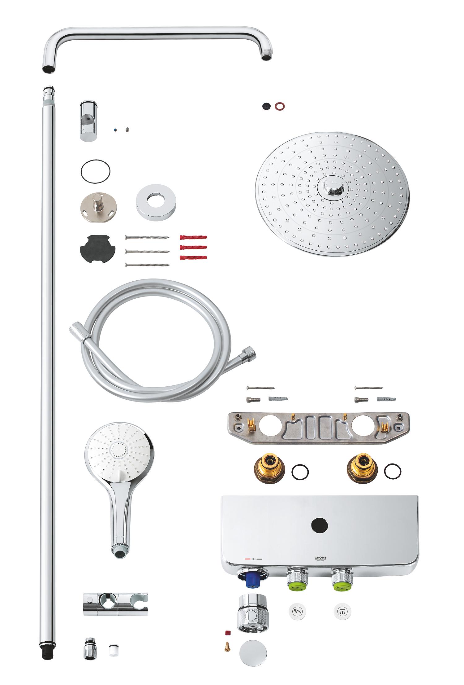 Душевая система Grohe Euphoria SmartControl System с термостатом (26509000) - фото 7