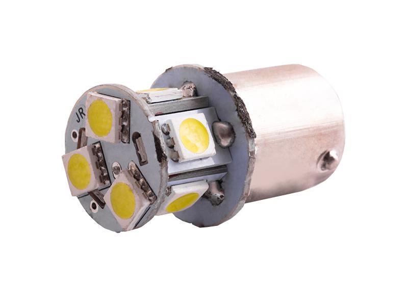 Автомобильная лампа светодиодная LEDUA T25-5050-8 SMD 1156 24V Белый (411)