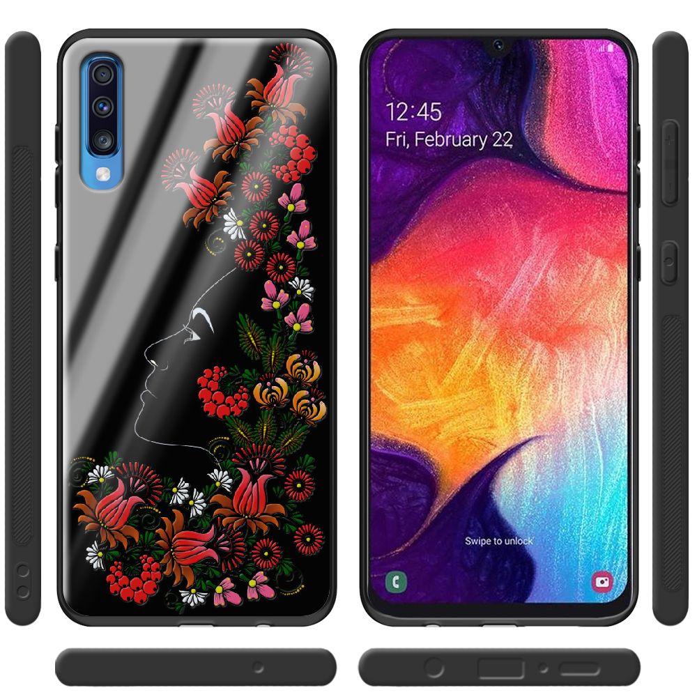 Чохол BoxFace Samsung A705 Galaxy A70 3D Ukrainian Muse Чорний силікон зі склом (36860-bk64-37740) - фото 2