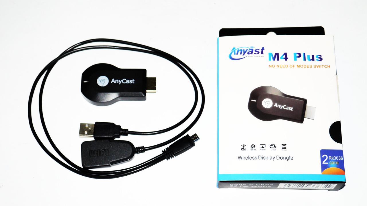 Медиаплеер Miracast AnyCast M4 Plus HDMI с встроенным Wi-Fi модулем (17220) - фото 3