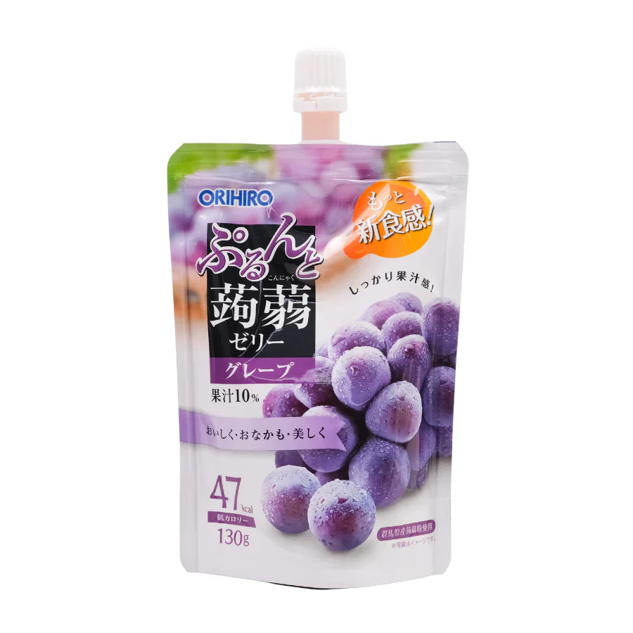 Питьевое низкокалорийное конняка-желе Orihiro Purunto Konjac Jelly виноград 130 г (3008158287)