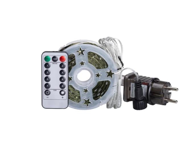 Гирлянда роса на пульте капля 100 м на 1000 led светодиодов Белый свет - фото 2 Гирлянда роса на пульте капля 100 м на 1000 led светодиодов Белый свет - фото 2