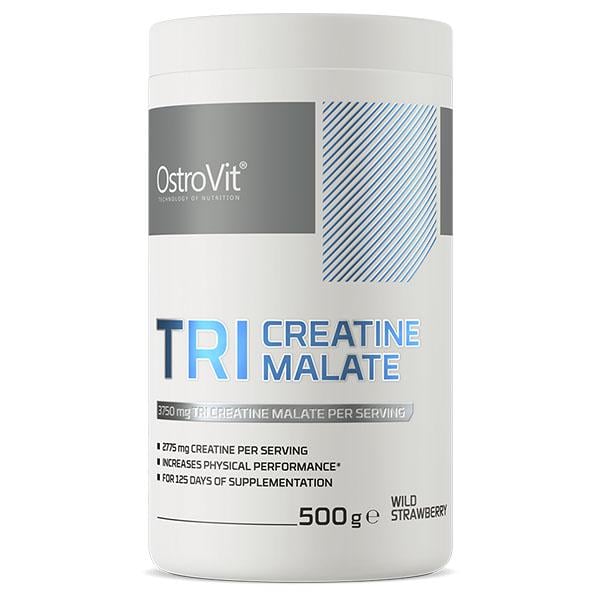 Креатин комплекс OstroVit Tri Creatine Malate 500 г 125 порцій Wild Strawberry (000025054)