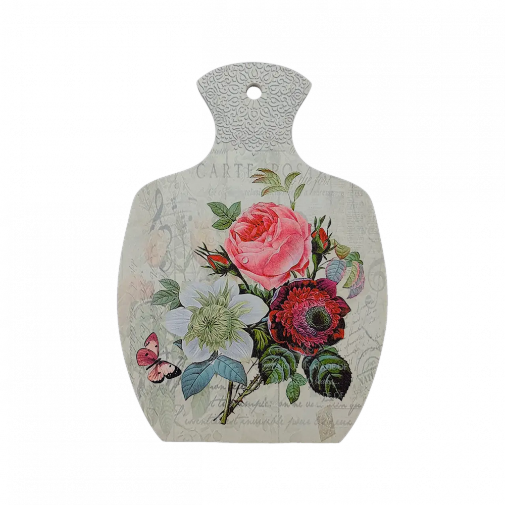 Подставка под горячее Розы декоративная прямоугольная 16,5x23,5 см (OD-1096)