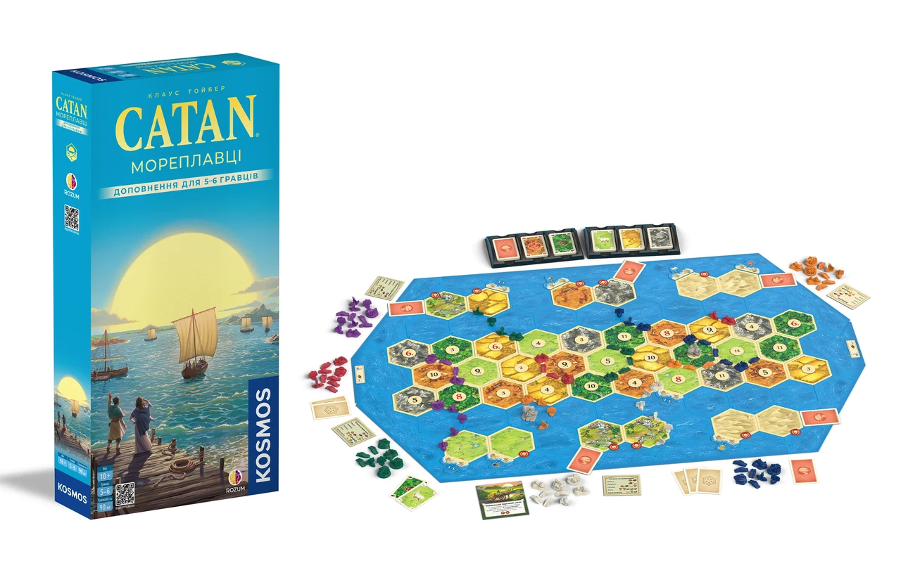 Настольная игра "CATAN. Мореходы. Дополнение для 5-6 игроков" (25982931) - фото 2