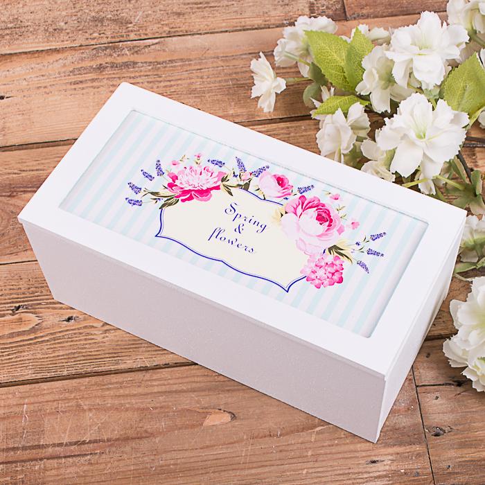 Шкатулка деревянная винтаж (4013-7)