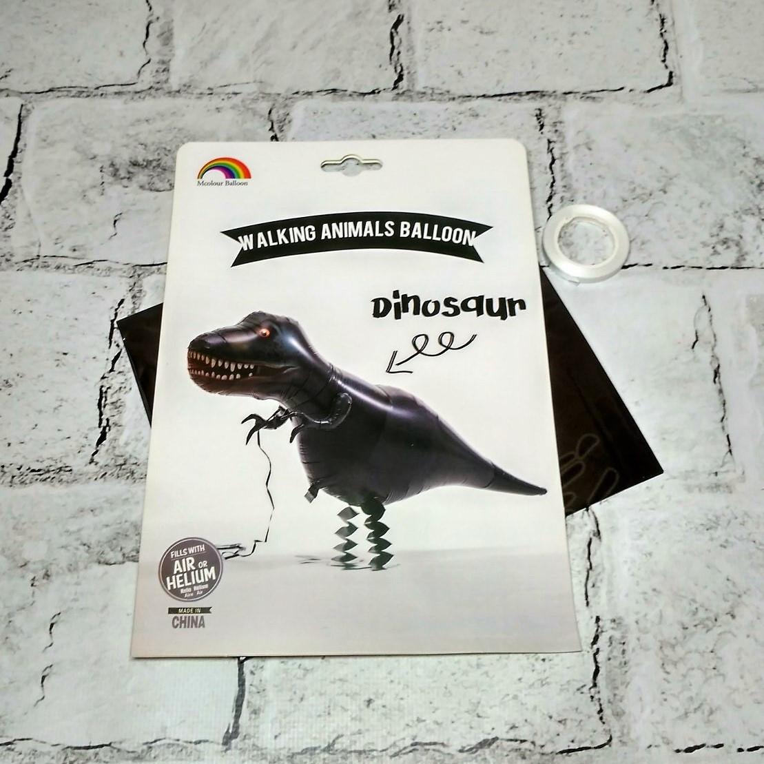 Воздушый шар фигура 3D Динозавр 90х40 см (5-72057)