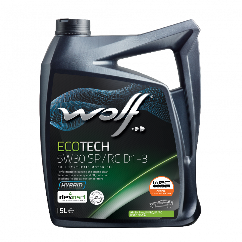 Моторное масло WOLF ECOTECH 5W30 SP/RC D1-3 5 л Моторное масло WOLF ECOTECH 5W30 SP/RC D1-3 5 л