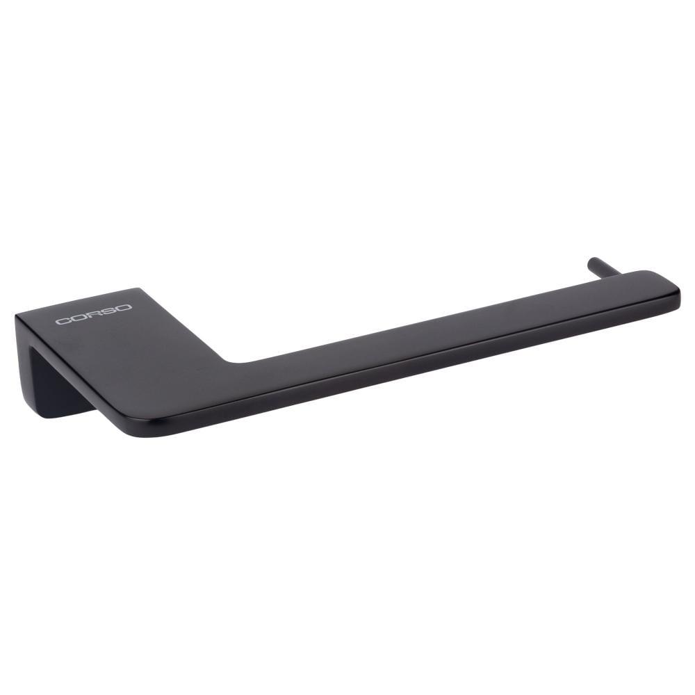Держатель для туалетной бумаги Corso Vico 150x80x27 мм Black (9681309)