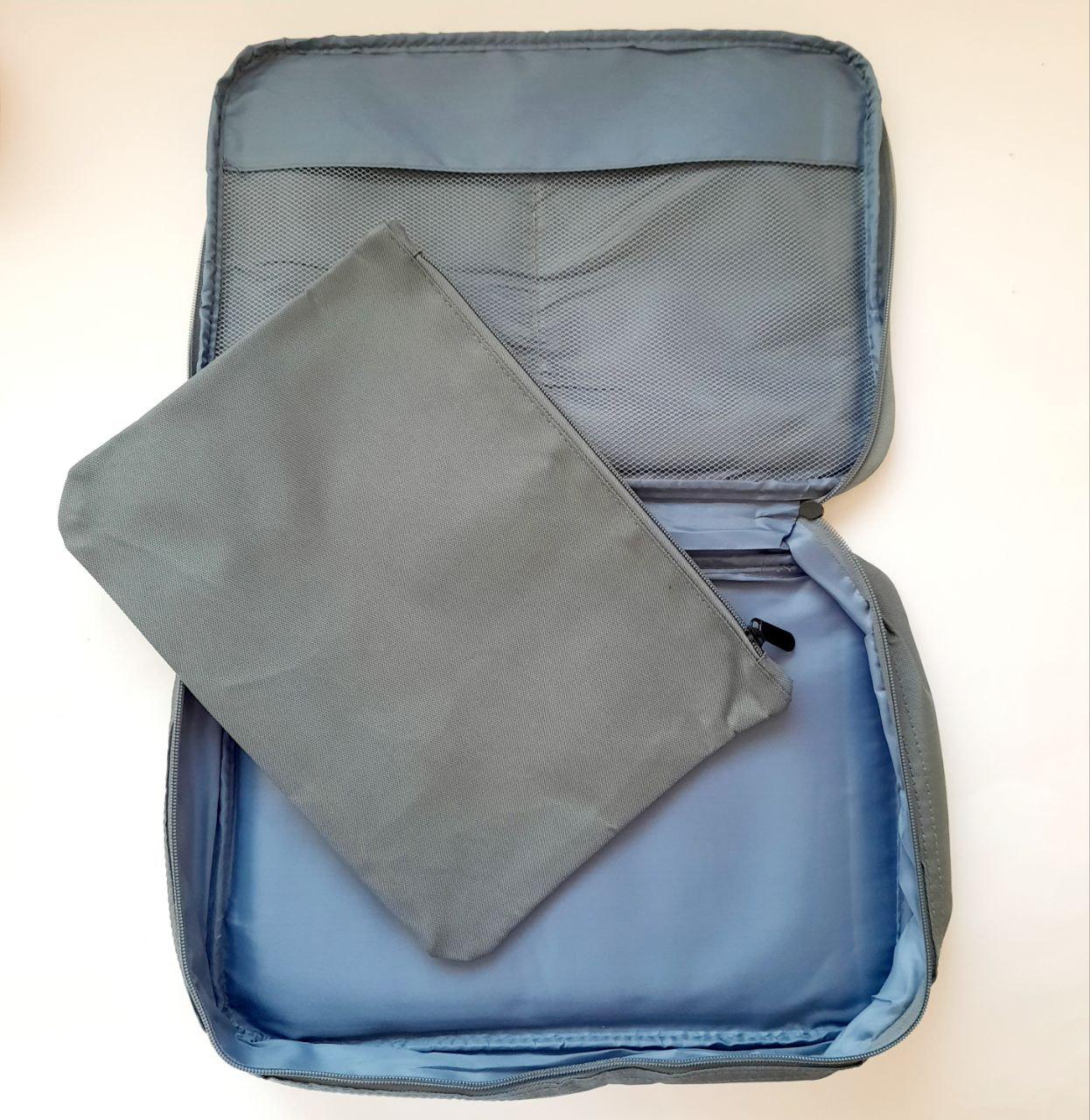 Органайзер для документов/ноутбука дорожный 34х24 см Серый (8596) - фото 8 Органайзер для документов/ноутбука дорожный 34х24 см Серый (8596) - фото 8