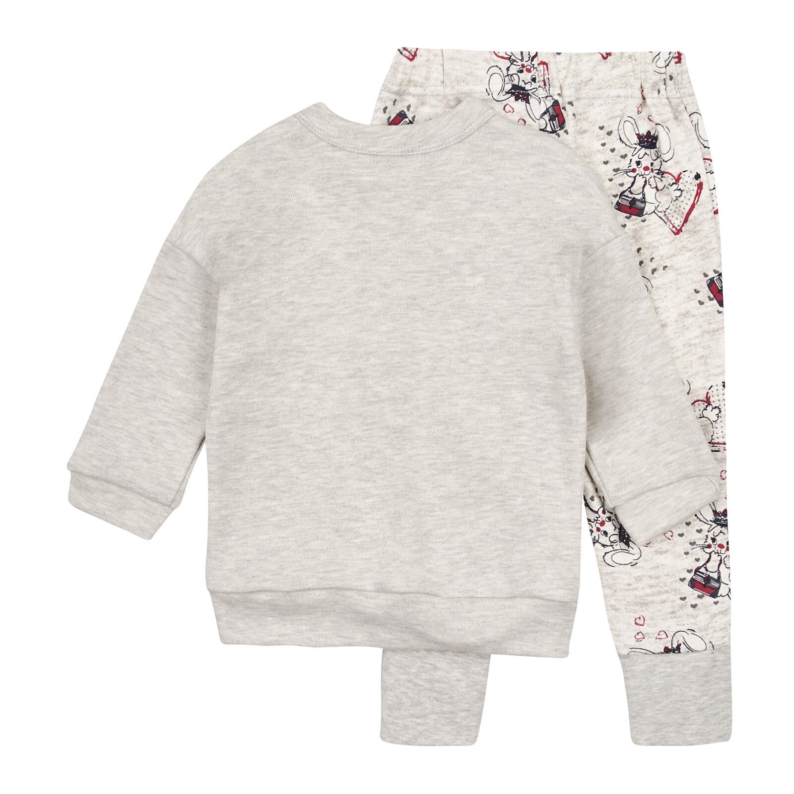 Пижама детская ЛяЛя 86 см Серый (К3ІН107-1)