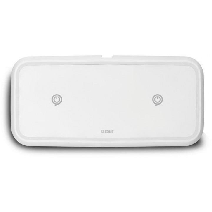 Беспроводная зарядка Zens Dual Fast Wireless Charger 10W, White (ZEDC02W/00)
