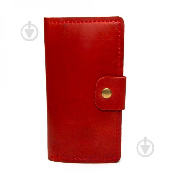Кожаное портмоне Gofin Красное (SKG-10023)