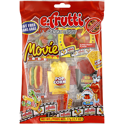 Конфеты желейные E.Frutti Gummies Movie Bag 77 г (2148980747)
