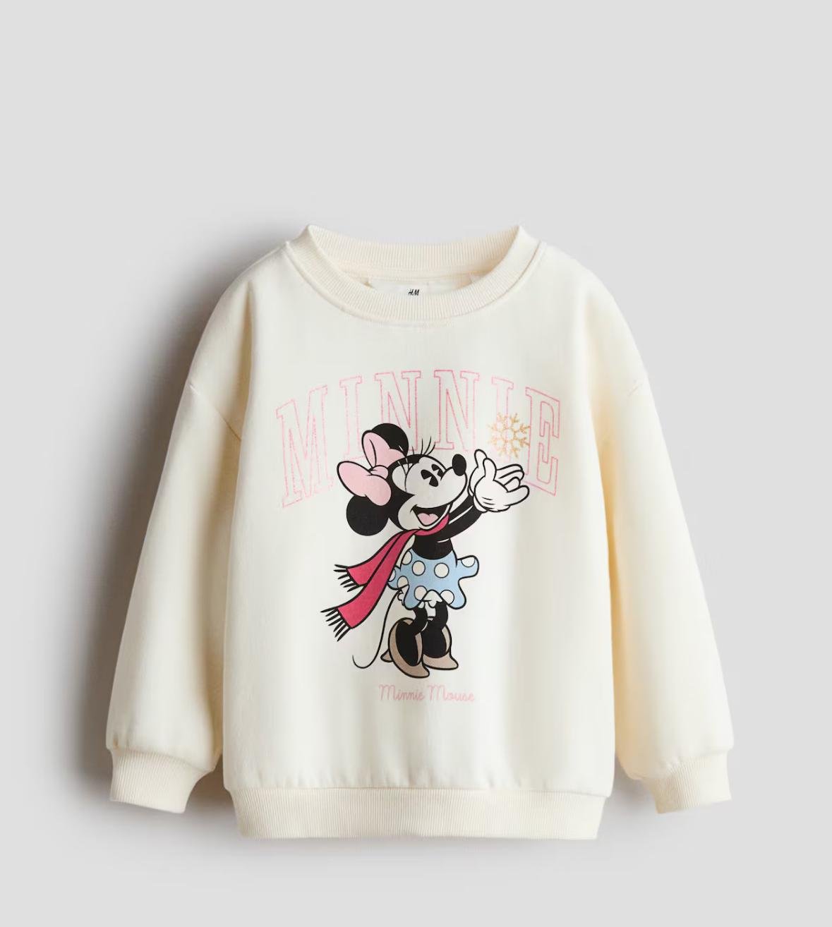 Свитшот детский утепленный H&M 110-116 см Белый (1430)