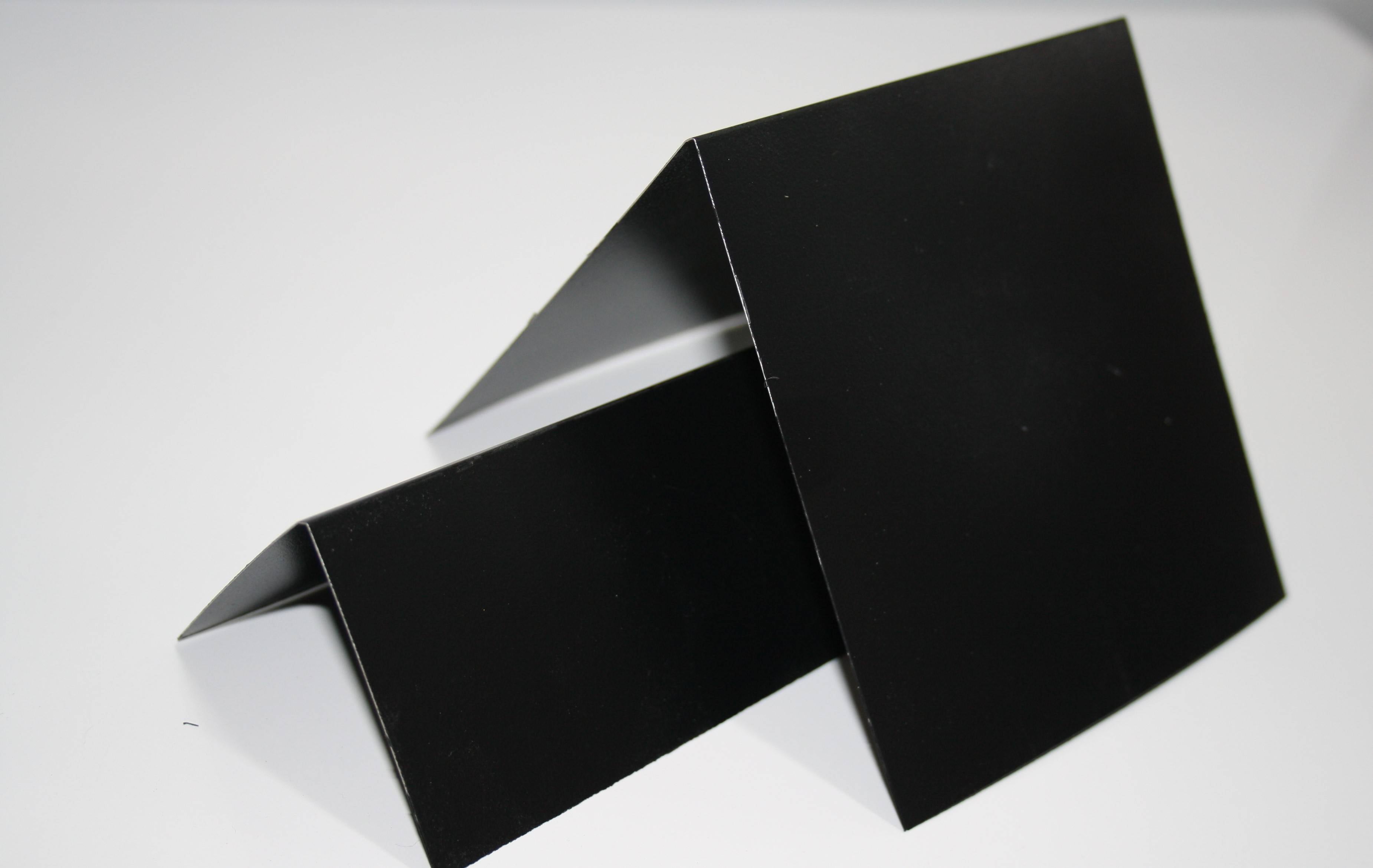 Цінник крейдовий двосторонній 6х9 см 100 шт для написів крейдою і маркером Чорний