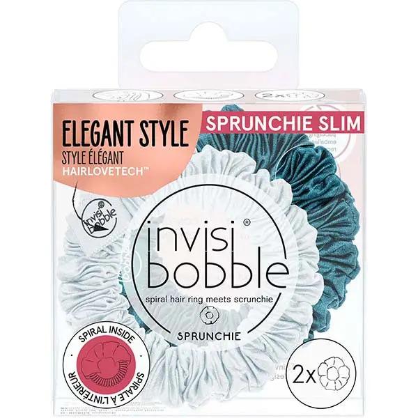 Резинка-браслет для волос nvisibobble SPRUNCHIE SLIM Cool as Ice 2 шт. (10771818)