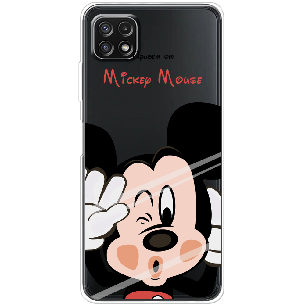 Чехол BoxFace Samsung Galaxy A22 5G (A226) Mister M Прозрачный силикон (44332-cc58-44332)