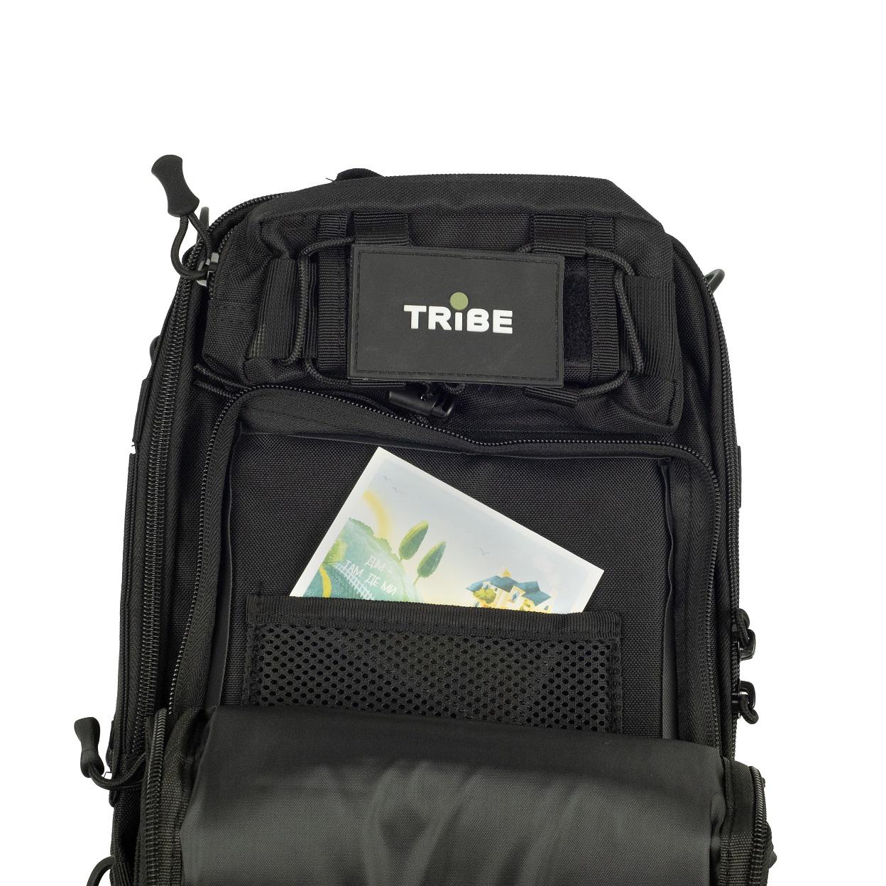 Сумка через плече Tribe Sling Pack 6,5 л Чорний (T-IE-0003-black) - фото 15