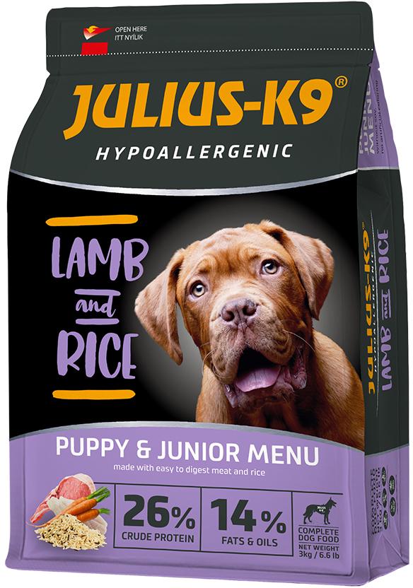 Корм сухой для щенков Julius-K9 LAMB and RICE Puppy&Junior Menu с ягненком и рисом гипоаллергенный 3 кг (5998274312743) Корм сухой для щенков Julius-K9 LAMB and RICE Puppy&Junior Menu с ягненком и рисом гипоаллергенный 3 кг (5998274312743)