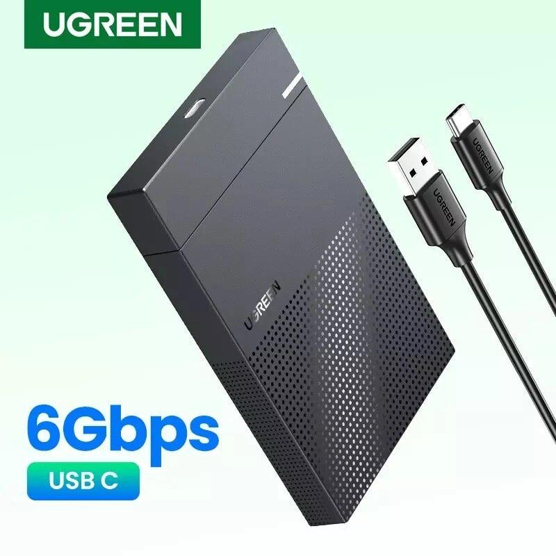 Зовнішній корпус для жорсткого диска UGREEN CM471 Black (30727) - фото 4